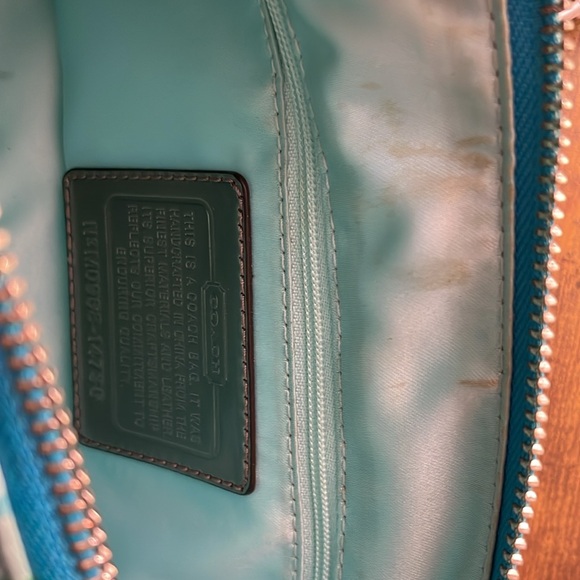 Coach M0968-14736 Poppy Scarf Print Shoulder Bag *Please read description!* - Picture 8 of 12